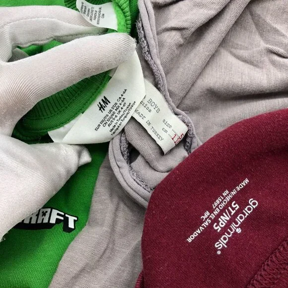 Boys 5T Long Sleeve T Shirts BUNDLE Sweatshirts H&M Oshkosh Gap Mix Fall Winter - Picture 9 of 11